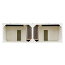 James Martin Brittany 72" Bright White Double Vanity 650-V72-BW