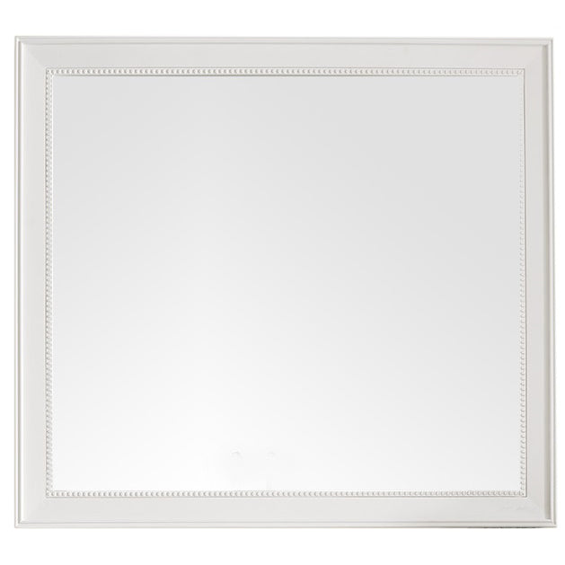 James Martin Bristol 44" Rectangular Mirror Bright White 157-M44-BW