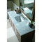 James Martin Chicago 60" Whitewashed Walnut Single Vanity with 3 cm Carrara Marble Top 305-V60S-WWW-3CAR