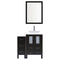 LessCare 42" Modern Bathroom Vanity Set with Mirror and Sink LV2-C2-42-B (Espresso)