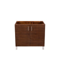 James Martin Metropolitan 36" Single Vanity American Walnut with 3 cm Galala Beige Top 850-V36-AWT-3OGLB