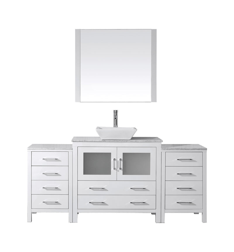 Virtu USA Dior 72" Single Bathroom Vanity