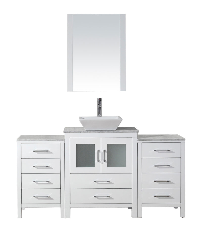 Virtu USA Dior 64" Single Bathroom Vanity