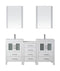 Virtu USA Dior 66" Double Bathroom Vanity