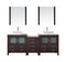 Virtu USA Dior 82" Double Bathroom Vanity