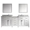 Virtu USA Caroline Parkway 93" Double Bathroom Vanity