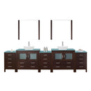 Virtu USA Dior 126" Double Bathroom Vanity