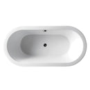 Virtu USA Serenity 71" x 32" Free Standing Soaking Bathtub