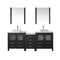 Virtu USA Dior 82" Double Bathroom Vanity