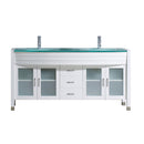 Virtu USA Ava 63" Double Bathroom Vanity