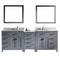 Virtu USA Caroline Parkway 93" Double Bathroom Vanity