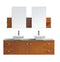 Virtu USA Clarissa 72" Double Bathroom Vanity