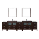 Virtu USA Dior 118" Double Bathroom Vanity