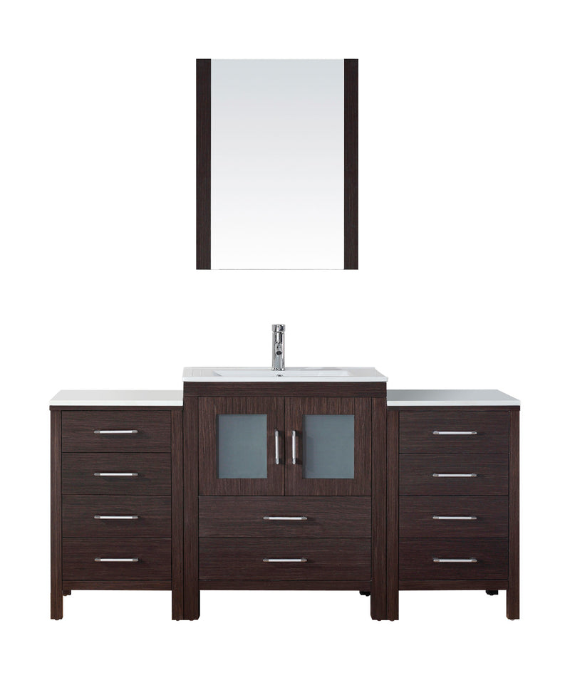 Virtu USA Dior 64" Single Bathroom Vanity