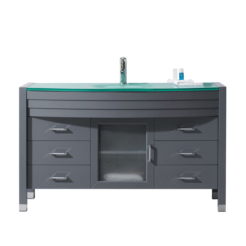 Virtu USA Ava 55" Single Bathroom Vanity