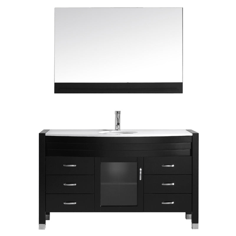 Virtu USA Ava 55" Single Bathroom Vanity