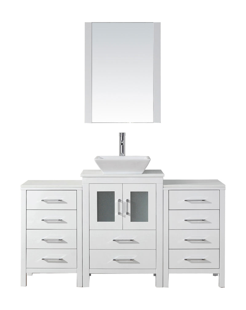 Virtu USA Dior 60" Single Bathroom Vanity