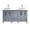 Virtu USA Bradford 60" Double Bathroom Vanity