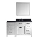 Virtu USA Caroline Parkway 57" Single Bathroom Vanity