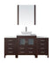 Virtu USA Dior 66" Single Bathroom Vanity