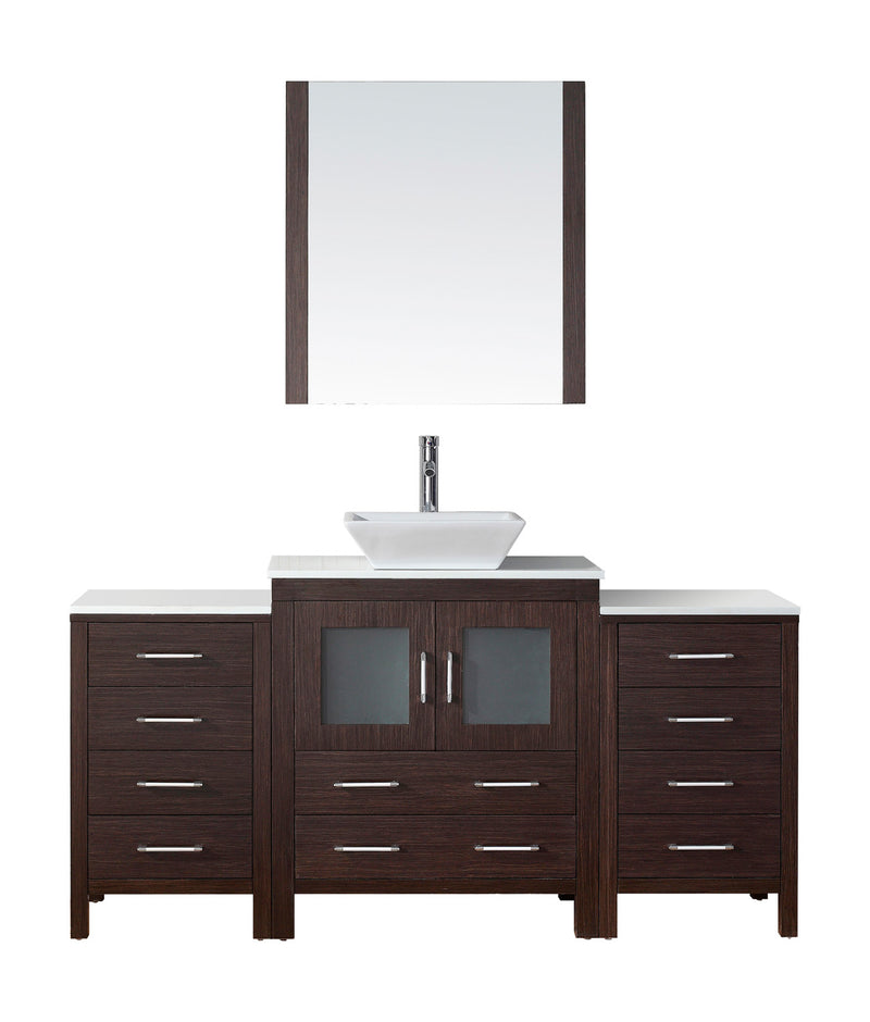 Virtu USA Dior 66" Single Bathroom Vanity