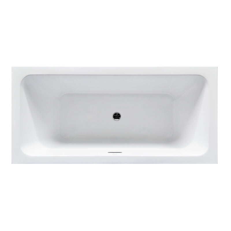 Virtu USA Serenity 67" x 32" Free Standing Soaking Bathtub