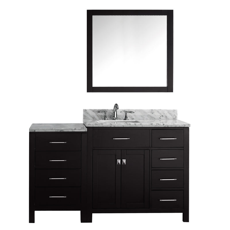 Virtu USA Caroline Parkway 57" Single Bathroom Vanity