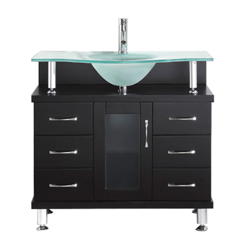 Virtu USA Vincente 36" Single Bathroom Vanity