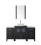 Virtu USA Dior 64" Single Bathroom Vanity