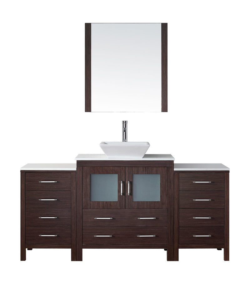 Virtu USA Dior 68" Single Bathroom Vanity