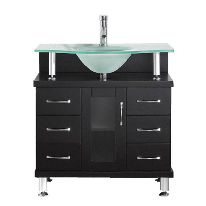 Virtu USA Vincente 32" Single Bathroom Vanity