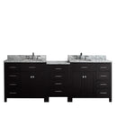 Virtu USA Caroline Parkway 93" Double Bathroom Vanity