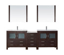 Virtu USA Dior 90" Double Bathroom Vanity