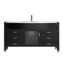 Virtu USA Ava 61" Single Bathroom Vanity