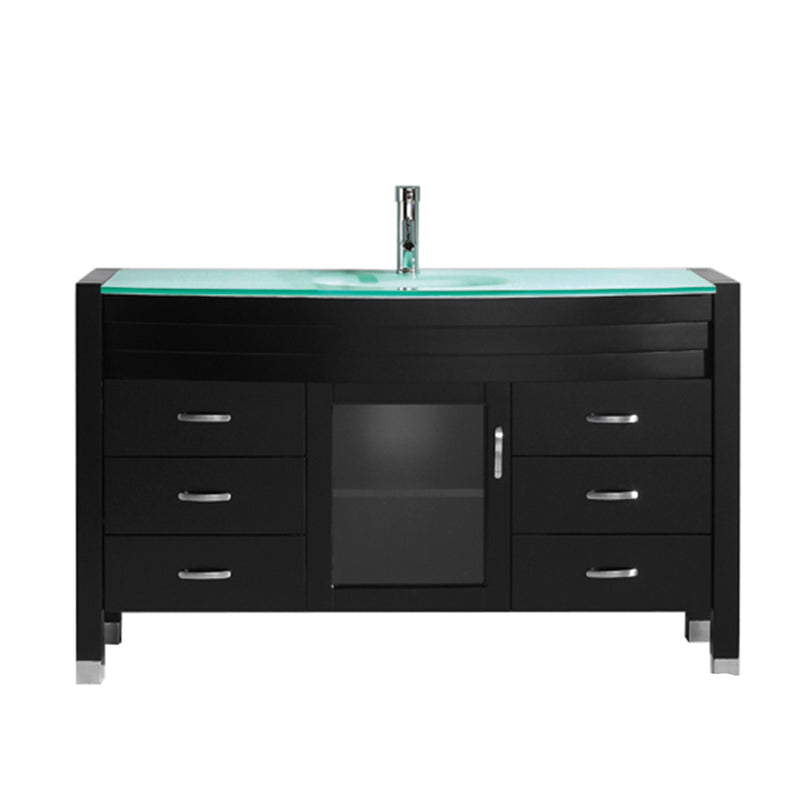 Virtu USA Ava 55" Single Bathroom Vanity