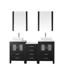 Virtu USA Dior 66" Double Bathroom Vanity