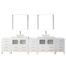 Virtu USA Dior 126" Double Bathroom Vanity