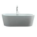 Virtu USA Serenity 63" x 30" Free Standing Soaking Bathtub