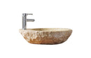 Virtu USA Elysia Natural Stone Bathroom Vessel Sink