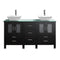 Virtu USA Bradford 60" Double Bathroom Vanity