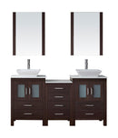 Virtu USA Dior 66" Double Bathroom Vanity