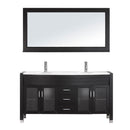 Virtu USA Ava 63" Double Bathroom Vanity