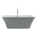 Virtu USA Serenity 59" x 30" Free Standing Soaking Bathtub