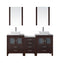 Virtu USA Dior 66" Double Bathroom Vanity