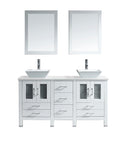 Virtu USA Bradford 60" Double Bathroom Vanity