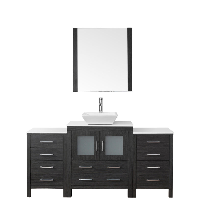 Virtu USA Dior 66" Single Bathroom Vanity