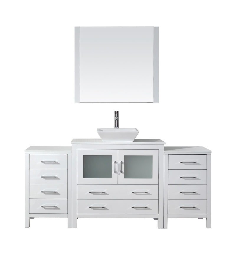 Virtu USA Dior 72" Single Bathroom Vanity