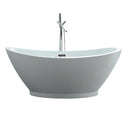 Virtu USA Serenity 69" x 34" Free Standing Soaking Bathtub