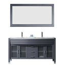 Virtu USA Ava 63" Double Bathroom Vanity