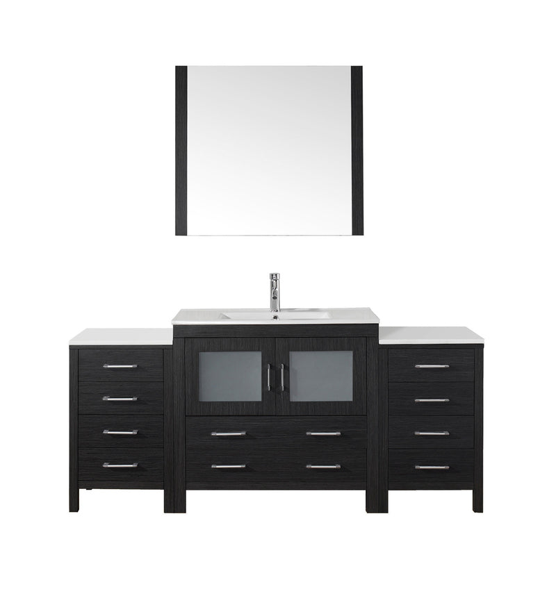 Virtu USA Dior 72" Single Bathroom Vanity